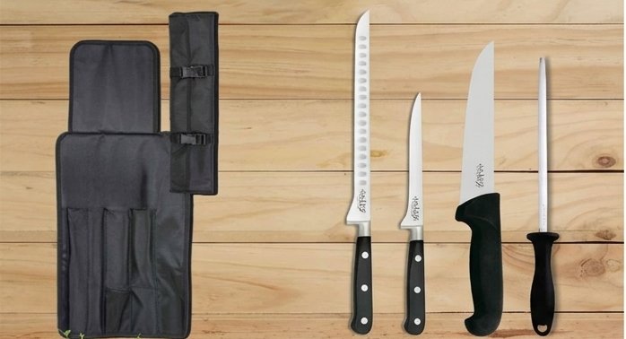 Cuchillos jamoneros indispensables para cortar jamón ibérico